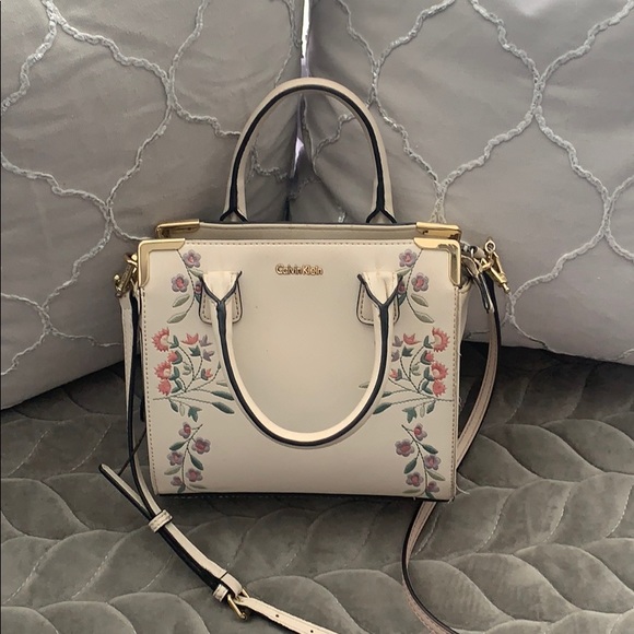 Calvin Klein Handbags - White Calvin Klein Crossbody Bag